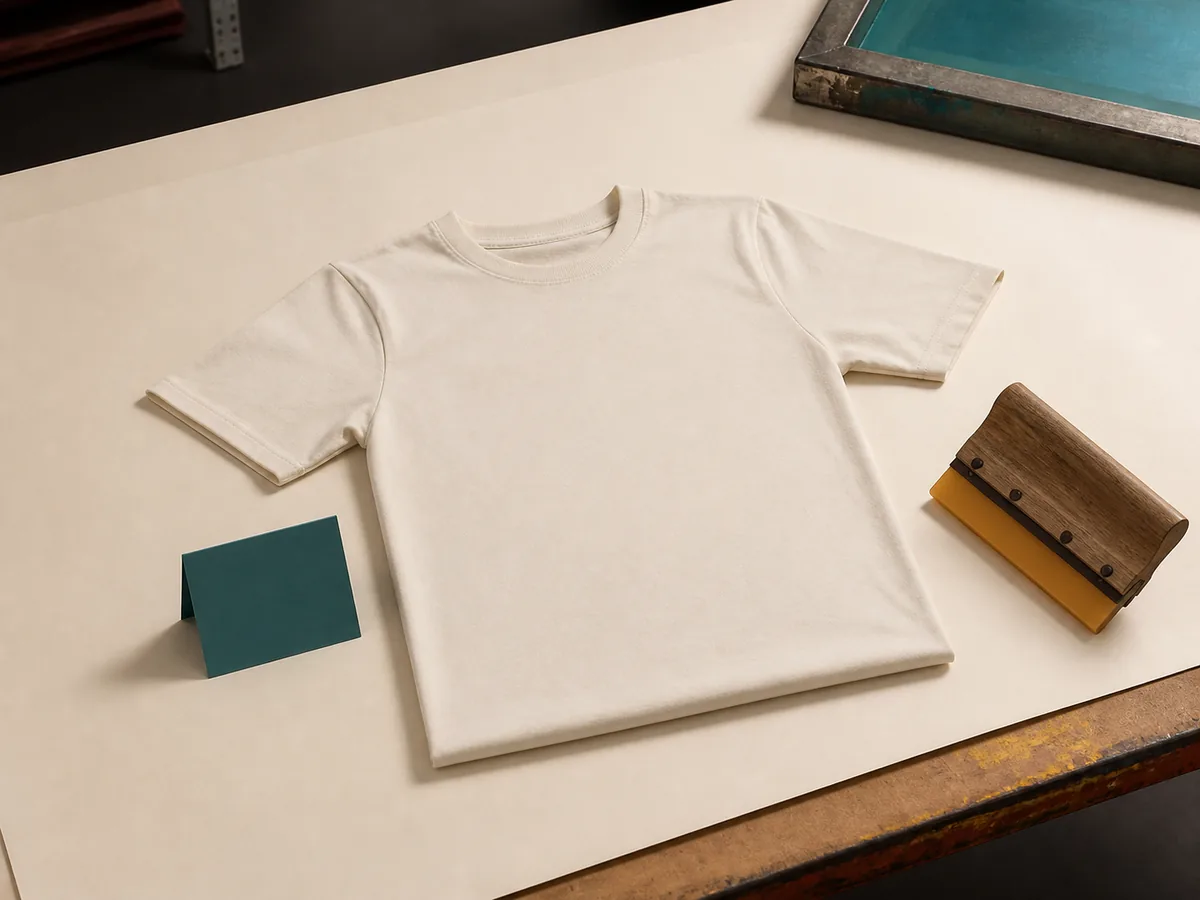A single custom-printed shirt, proof that one-piece orders are treated as real orders